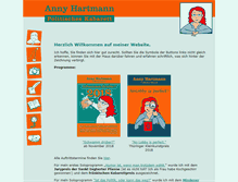 Tablet Screenshot of annyhartmann.de